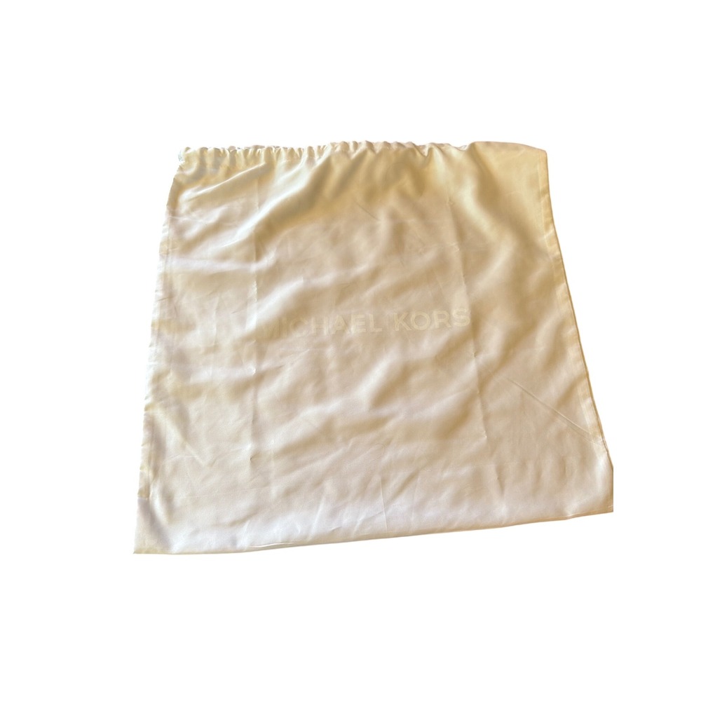 Michael Kors Dust Bag White Logo Drawstring Protective Storage Pouch Large